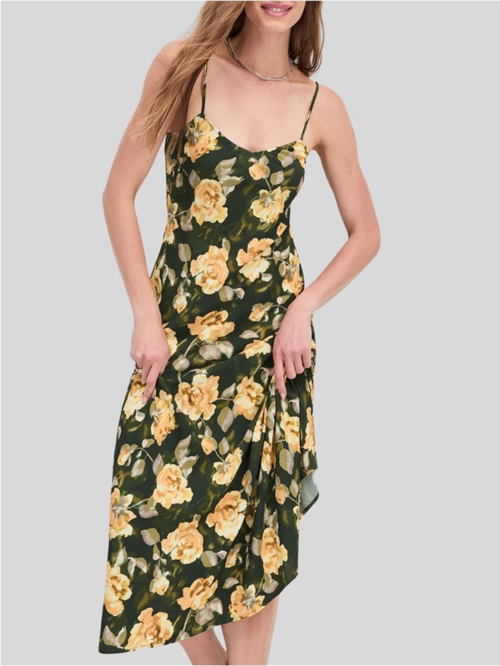 FAVORITE DAUGHTER Dress NEW The Favorite Slipdress in Golden Flowerbed Size S